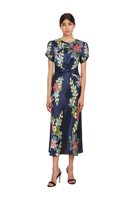 Gwen-C Dress in Hosta Trellis