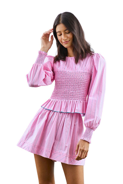 Eubanks Top in Watermelon Stripe