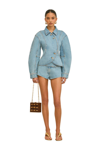 Pacha Jacket in Vintage Blue