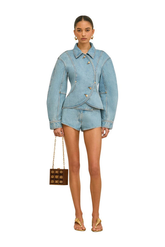 Pacha Jacket in Vintage Blue