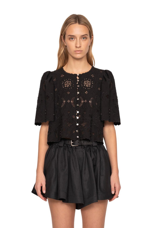 Gardener Top in Black