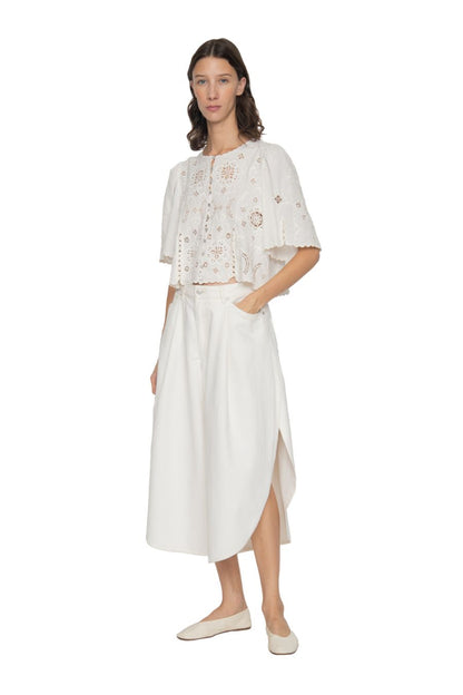 Gardener Top in Cream