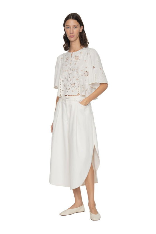 Gardener Top in Cream