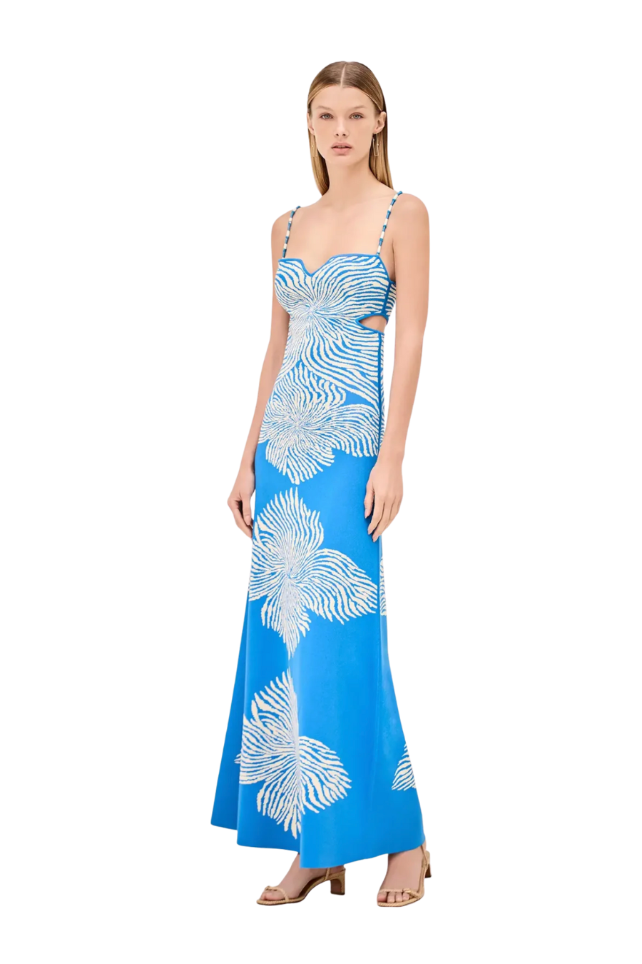 Rayana Dress in Blue Bloom