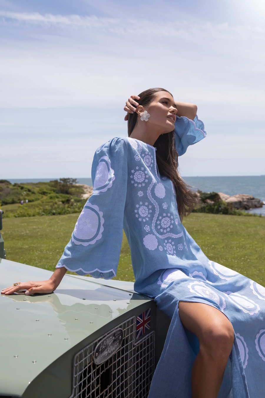 Alice Kaftan in Cornflower Blue
