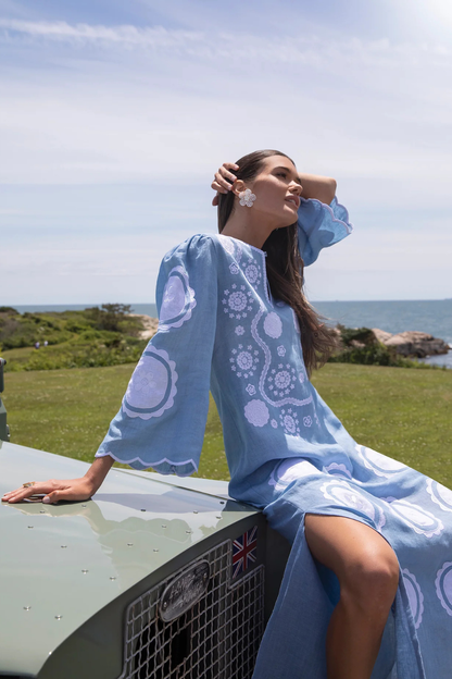 Alice Kaftan in Cornflower Blue