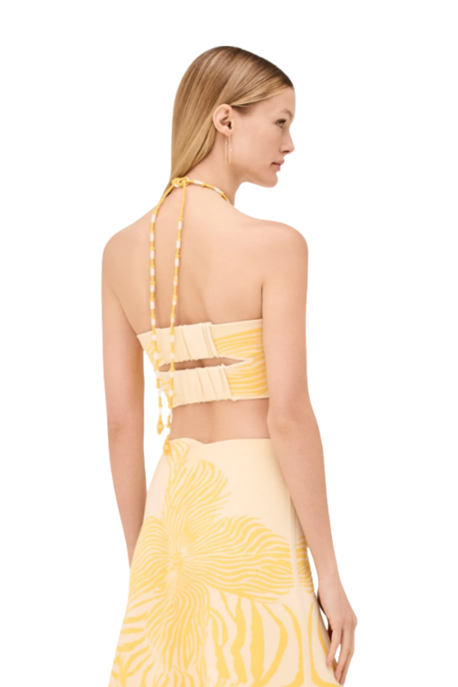 Gala Top in Yellow Bloom