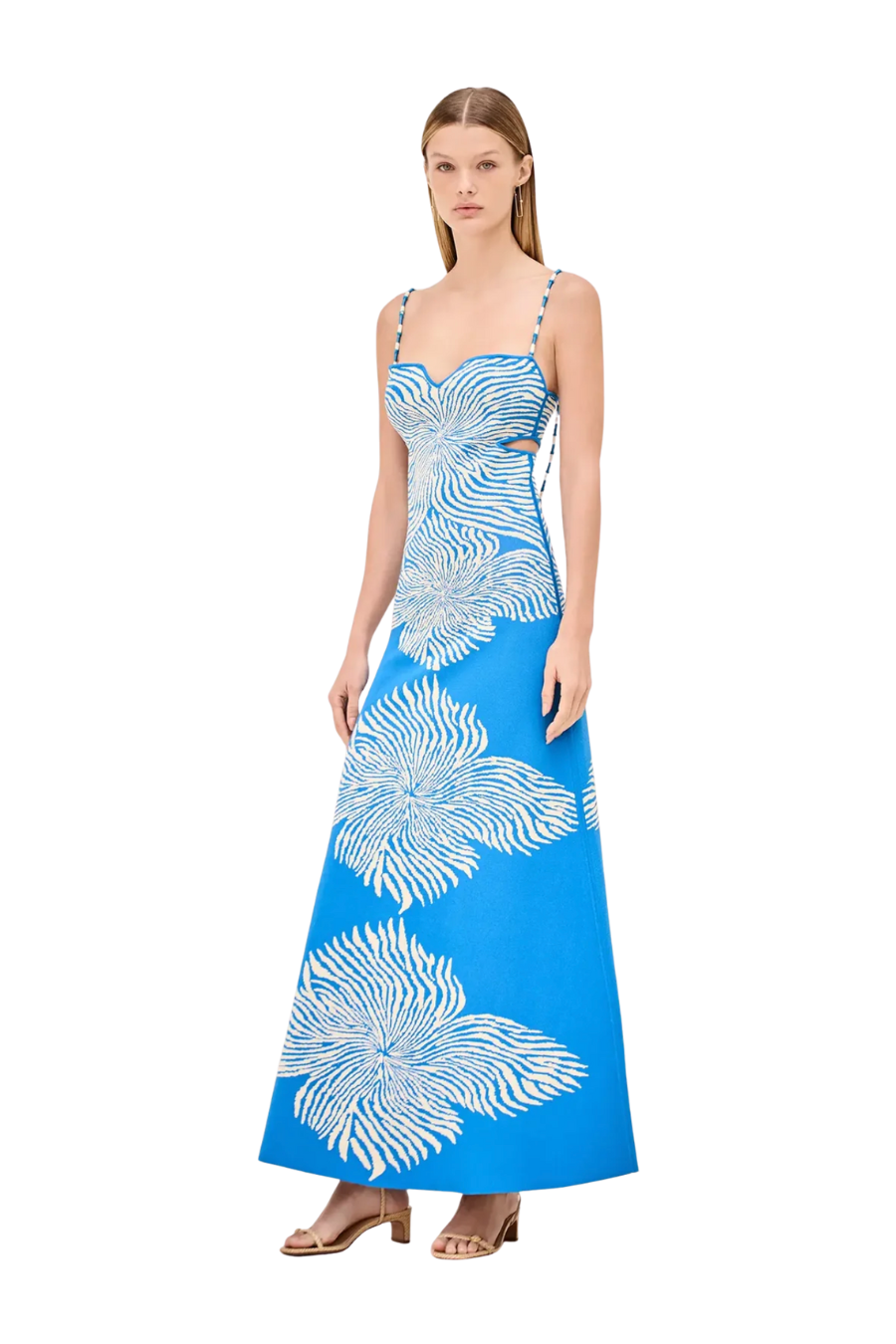 Rayana Dress in Blue Bloom