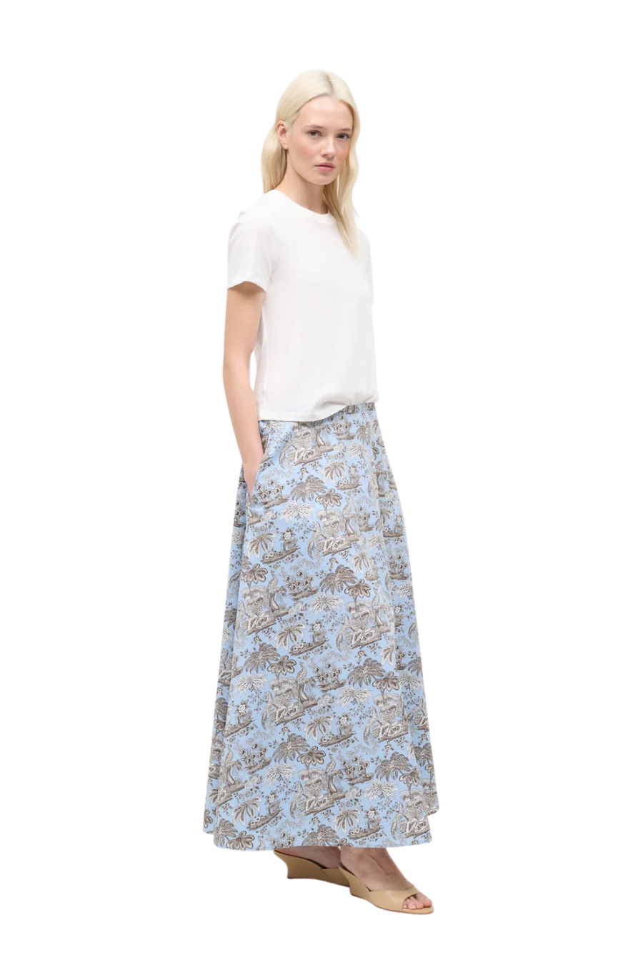 Axel Skirt in Sky Toile
