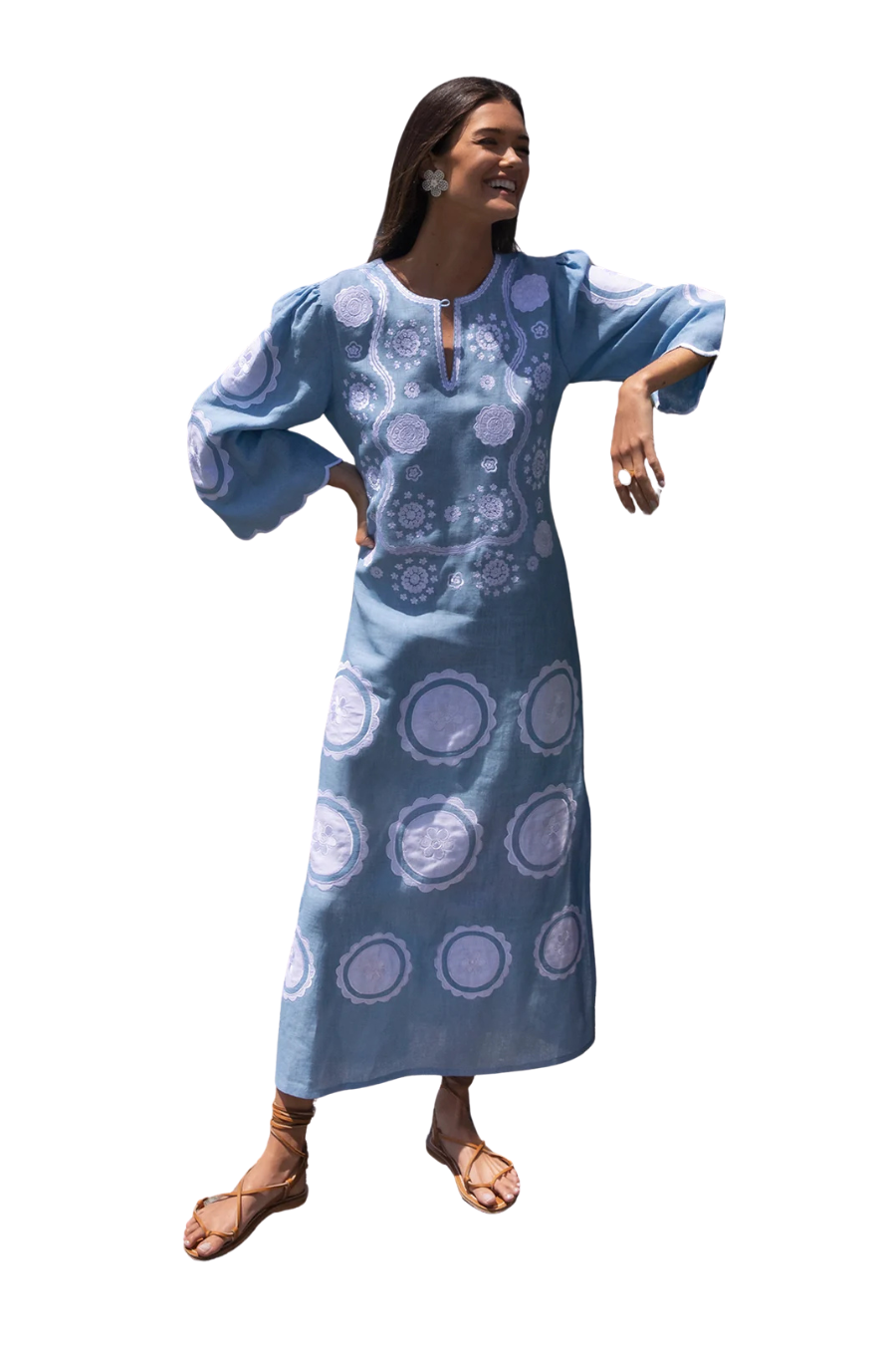 Alice Kaftan in Cornflower Blue