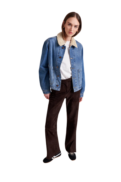 Cropped Val Sherpa Jacket