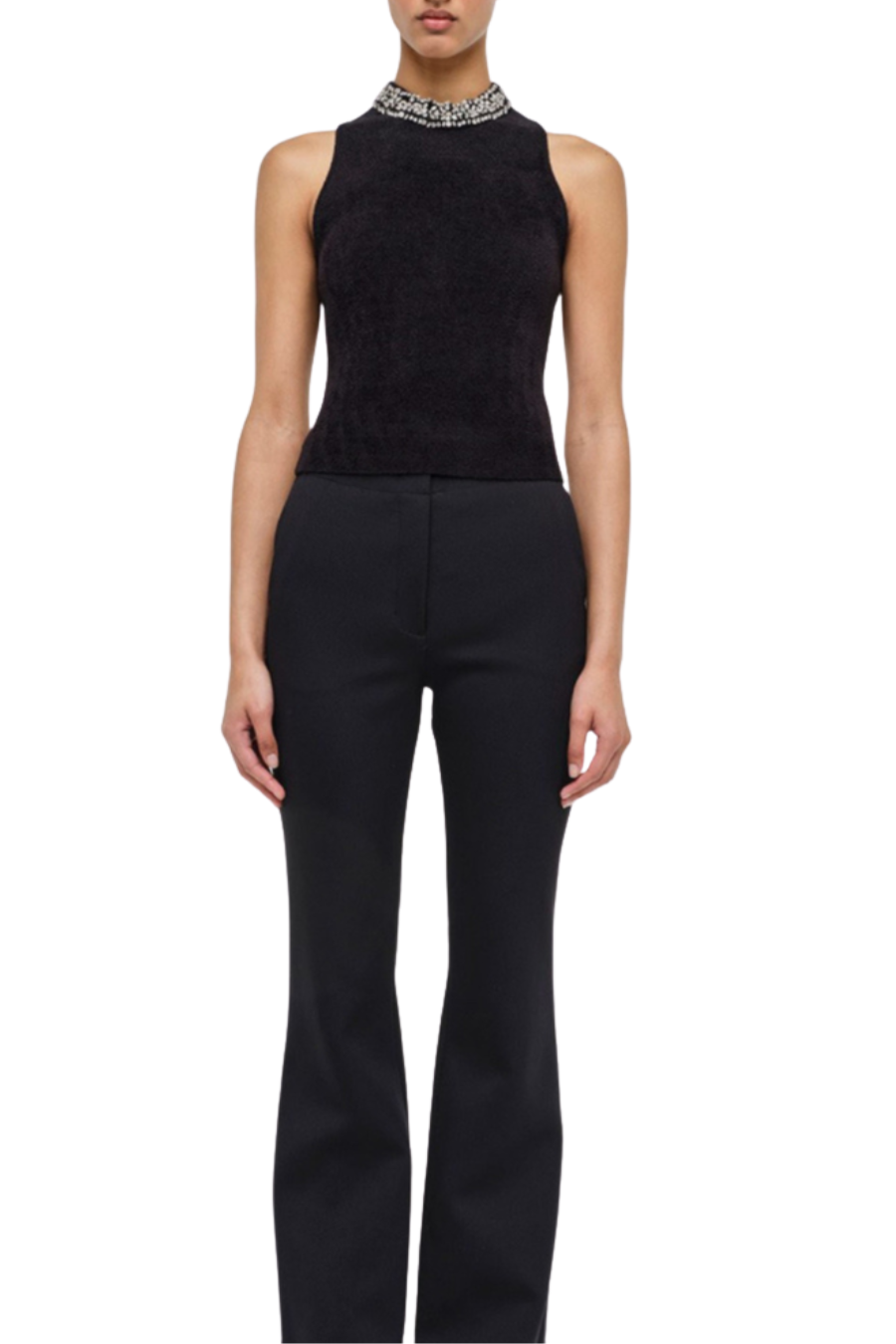 Rema Halter Top in Black