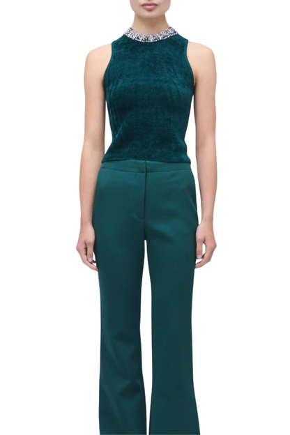 Rema Halter Top in Emerald