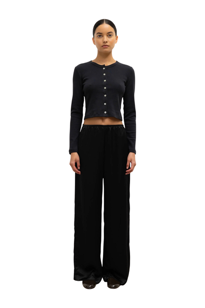 Barb Wide Leg Pant in Black