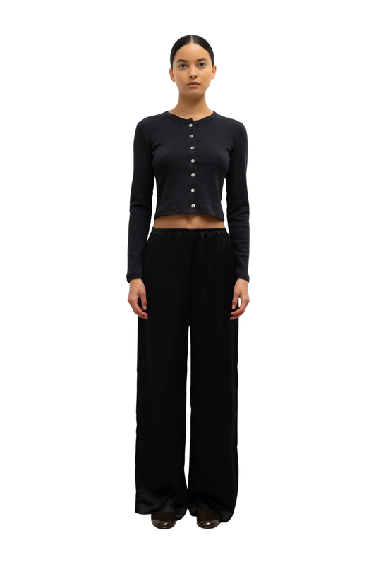 Barb Wide Leg Pant in Black