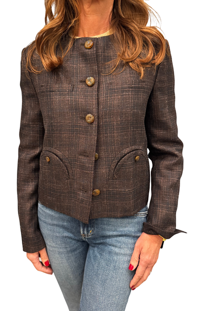 Askari Shamo Bolero in Chocolate