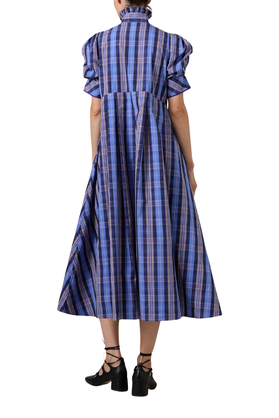 Venetia Dress in Navy/Blue