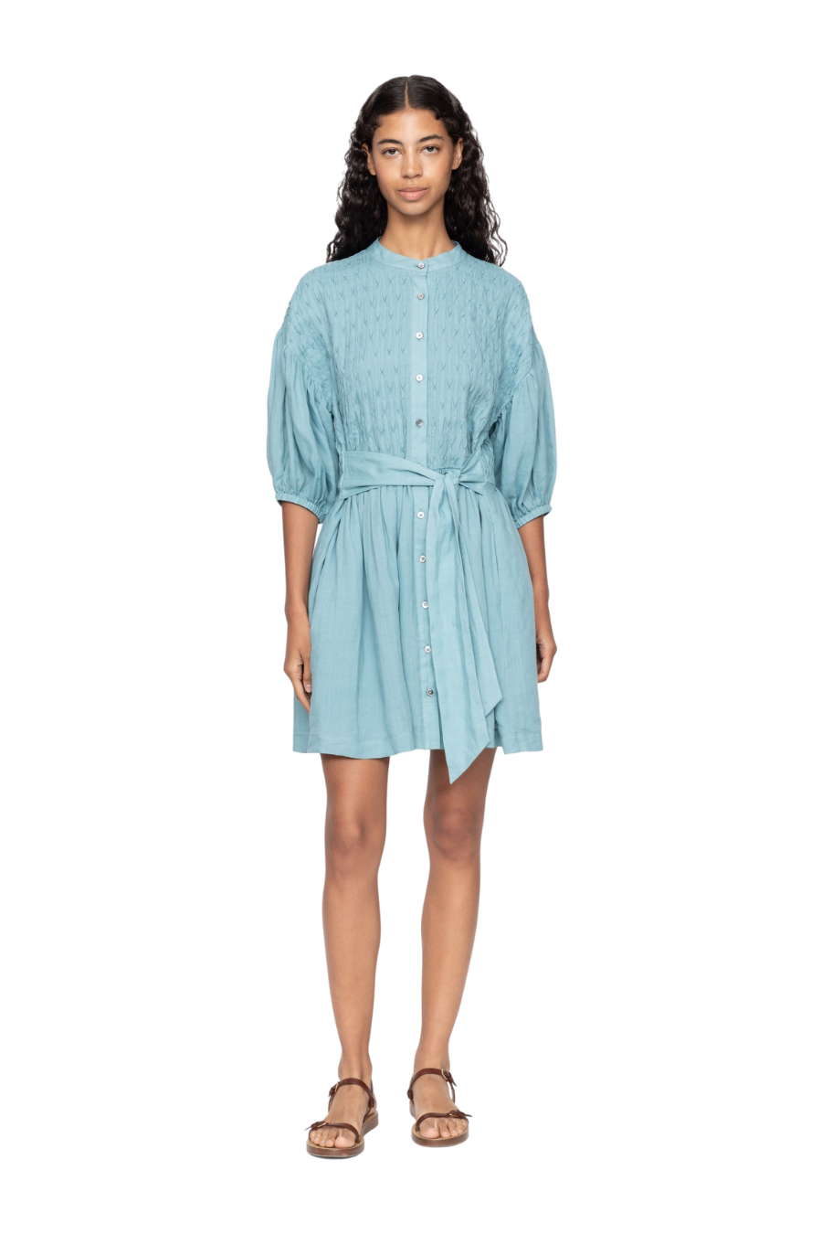 Violet Dress in Blue