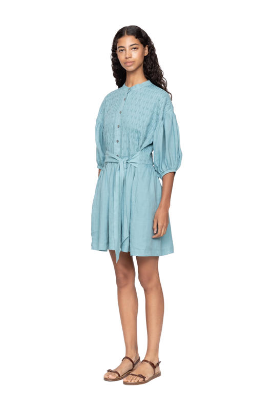 Violet Dress in Blue