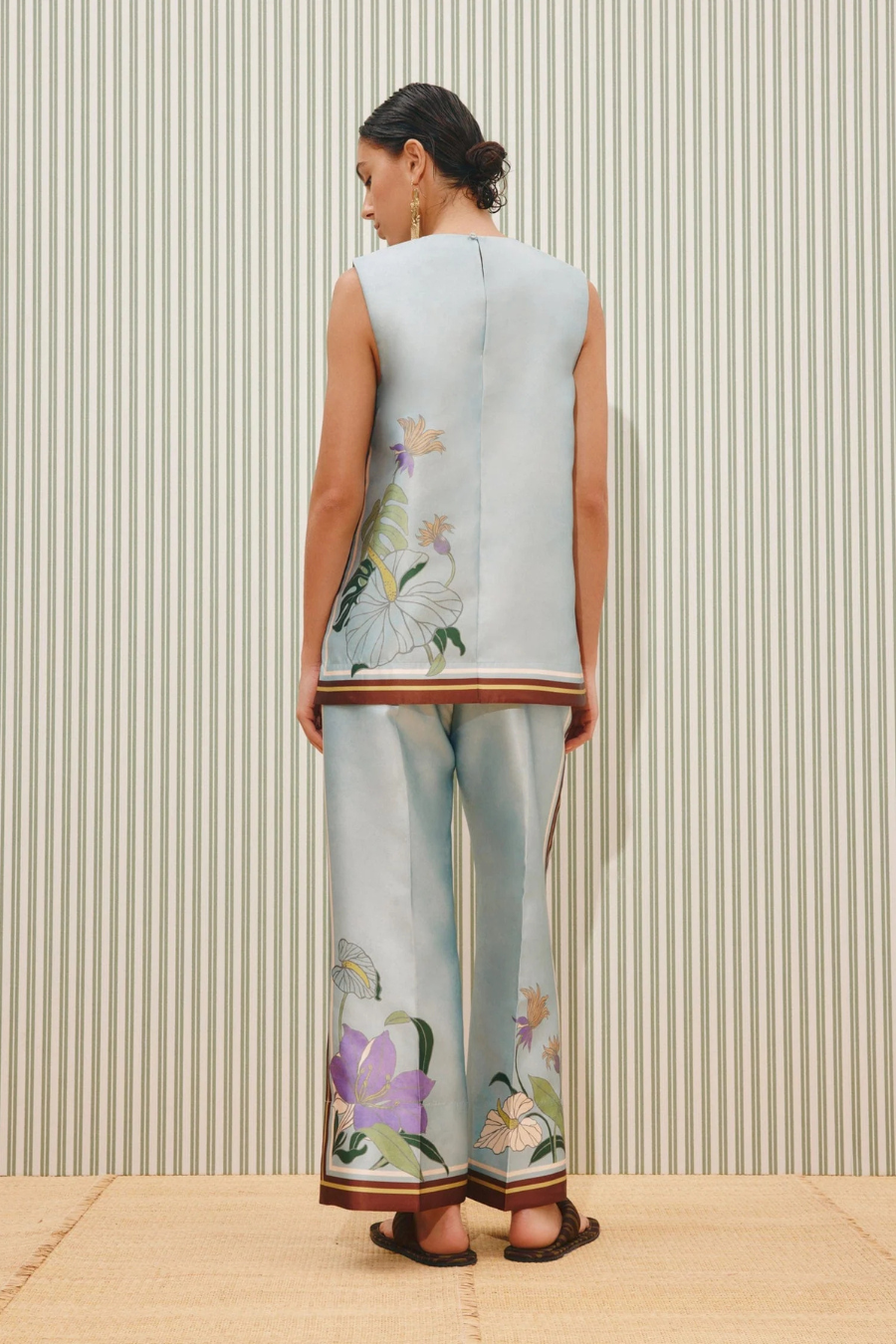 Alfie Top in Ice Blue