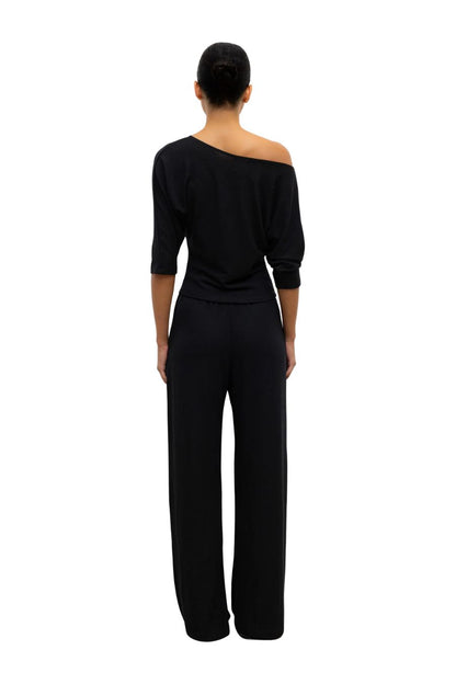 Lauren Pocket Pant in Black