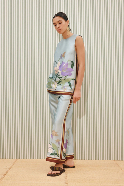 Alfie Top in Ice Blue