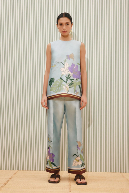 Alfie Top in Ice Blue