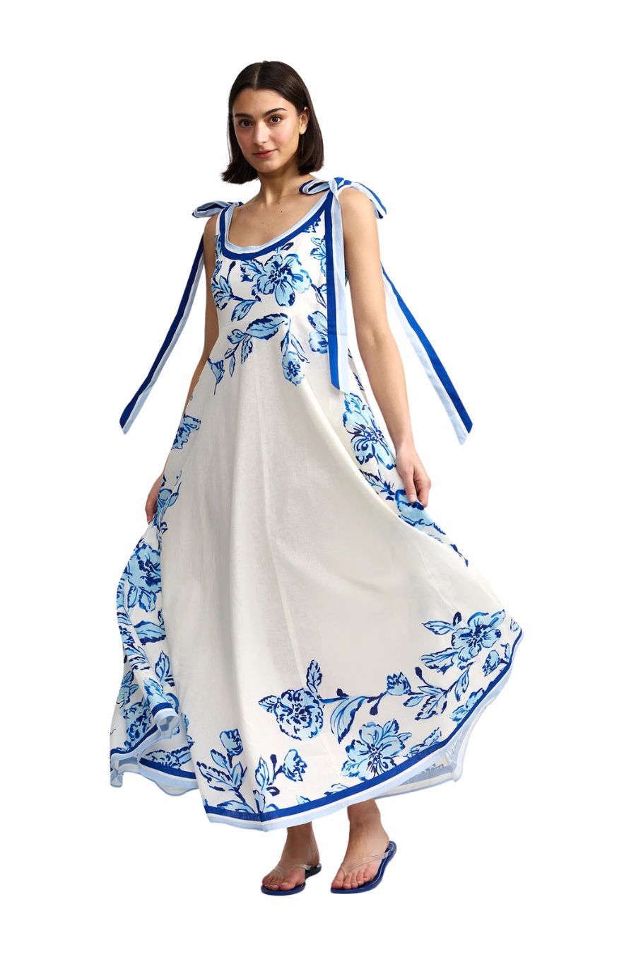 Elodie Dress in Antique Peony