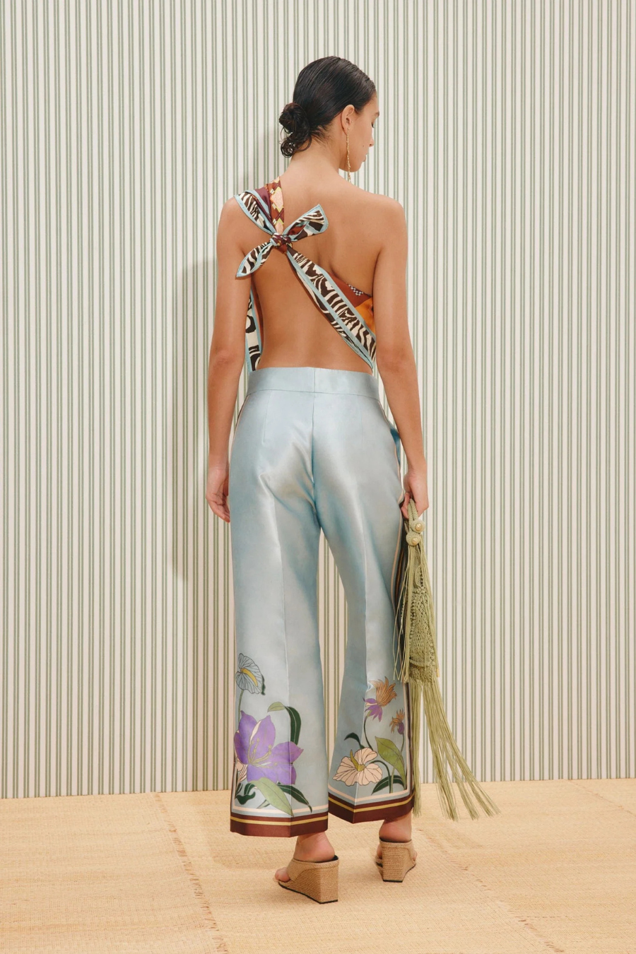 Alfie Pant in Ice Blue