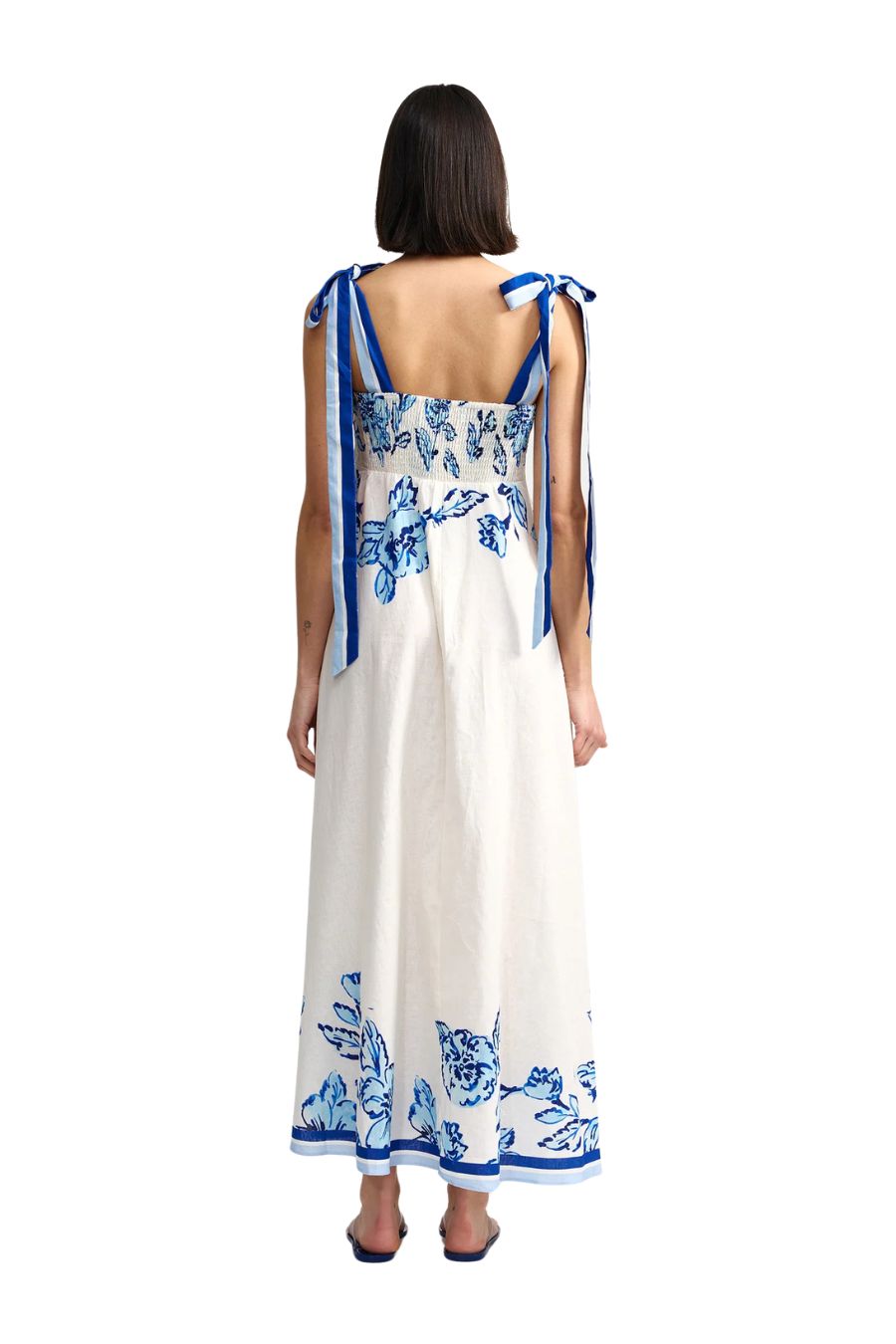 Elodie Dress in Antique Peony