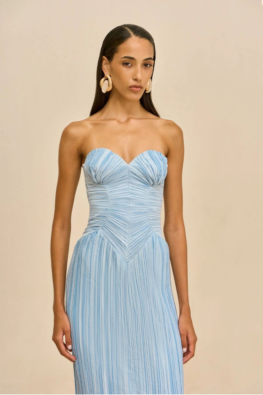 Ashika Gown in Coastal