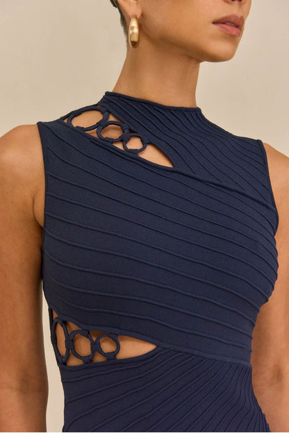 Cala Dress in Deep Lake