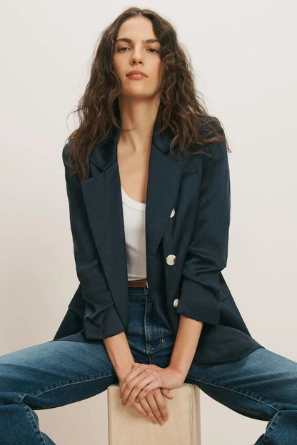 Chesterfield Dickey Jacket in Navy