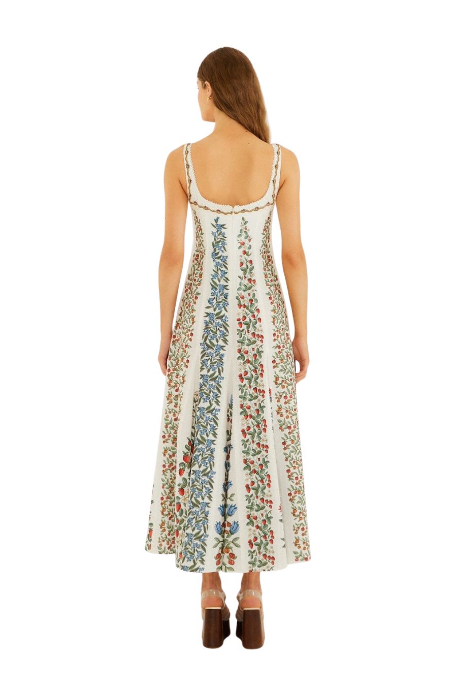 Fruit Beauty Maxi Dress in Off-White