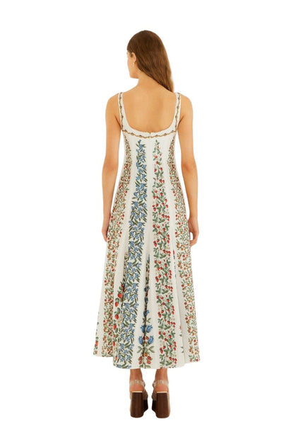 Fruit Beauty Maxi Dress in Off-White
