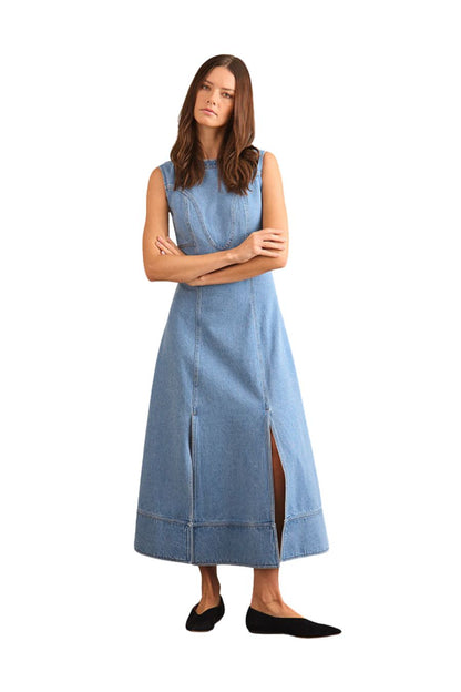 Sedona Dress in Vintage Denim