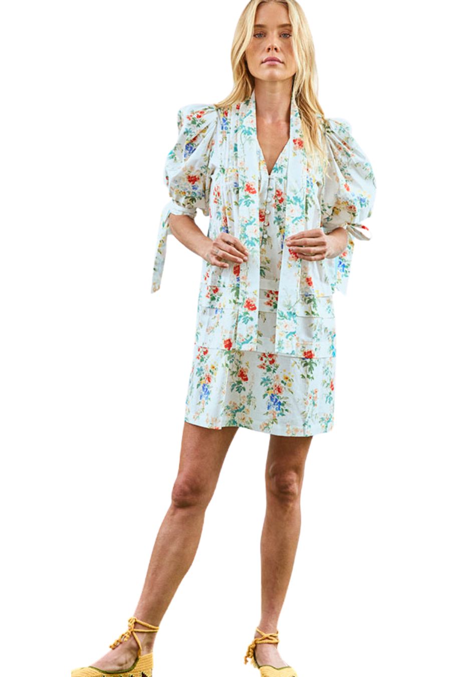 Paige Dress in Falling Blossom