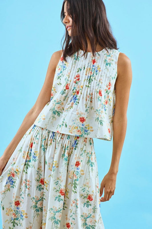 Charles Top in Falling Blossom