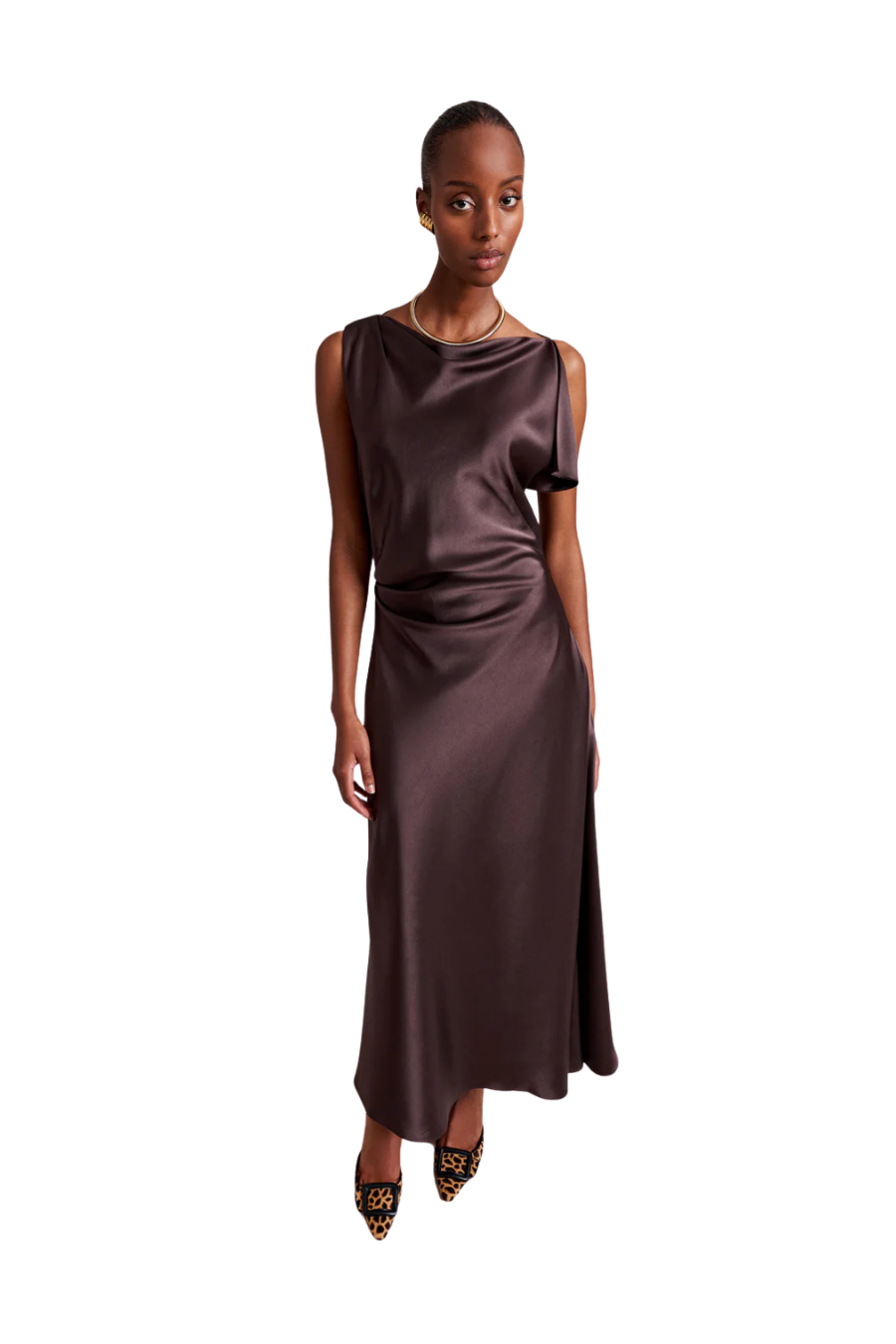 Moira Dress in Chocolate