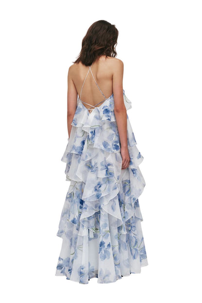 Pandorea Layered Maxi Dress in Iris