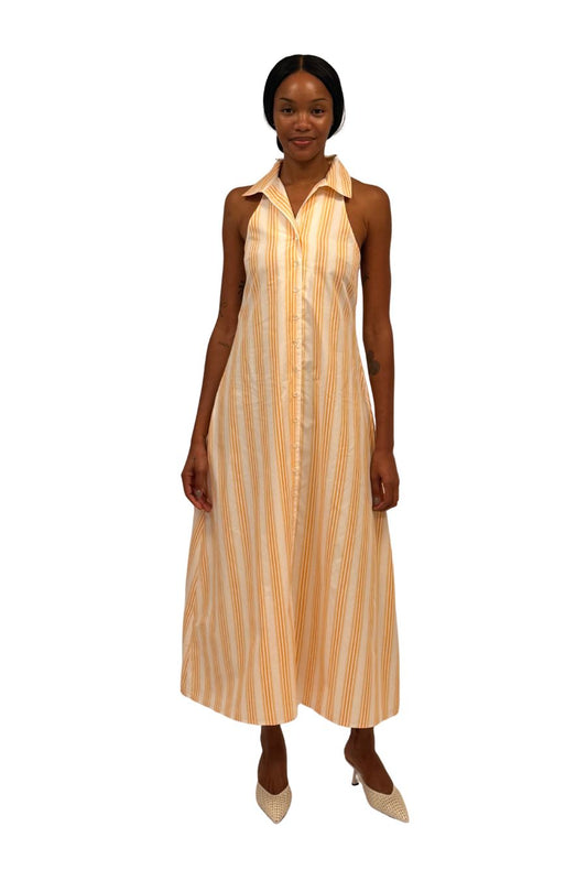 Take It or Sleeveless Dress in Creamsicle