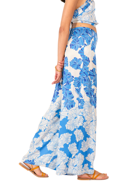 Pant Clea in Blue Flower Bunch