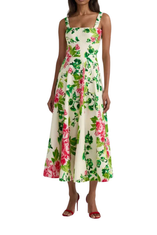 Sabrina Dress in Saffier Bouquet