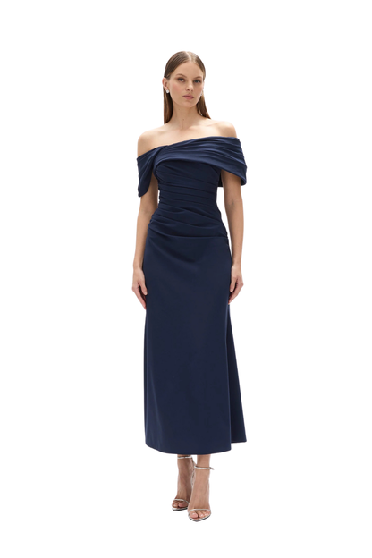 Gale Dress in Navy