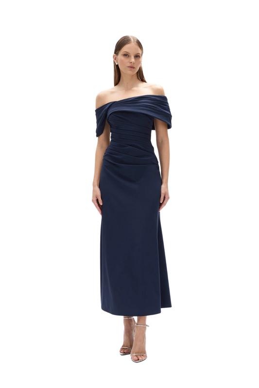 Gale Dress in Navy