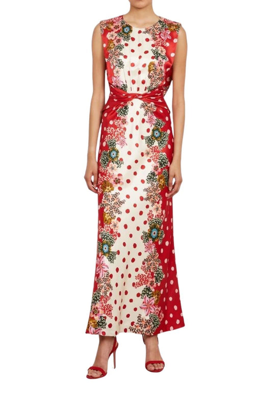 Gwen Dress in Plumeria Rouge