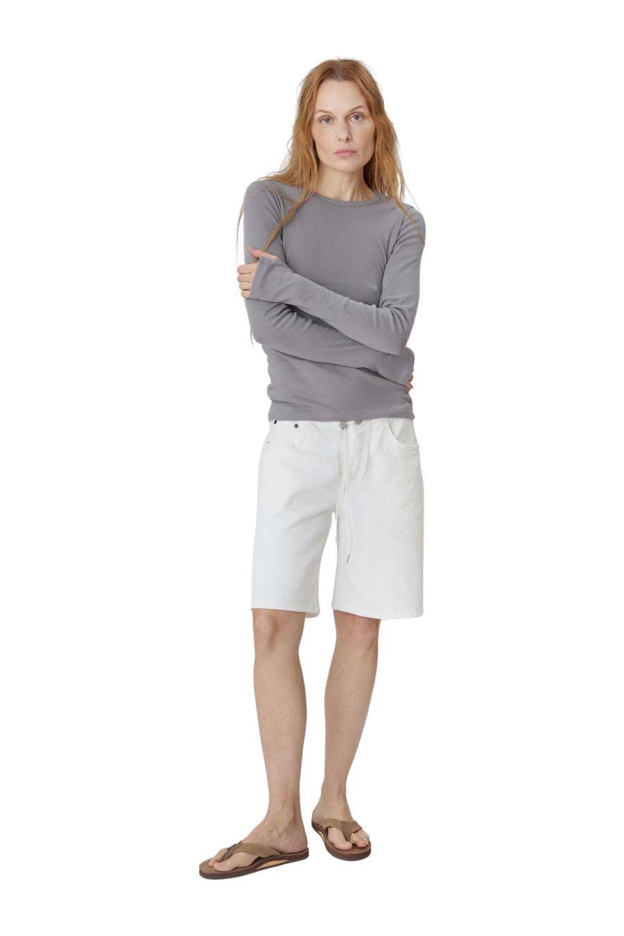 Cool Shorts in Milk