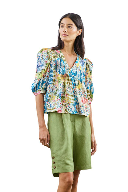 Irene Top in Morning Glory