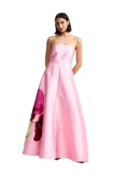 Audrey Gown in Icing Phalae