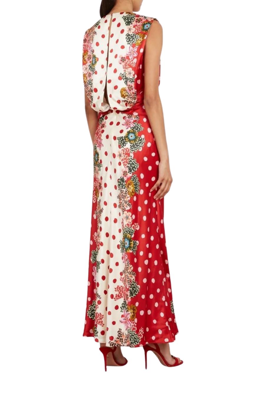 Gwen Dress in Plumeria Rouge